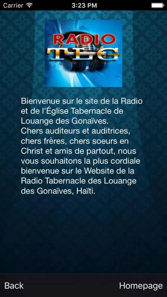 Radio Tabernacle De Louange স্ক্রিনশট