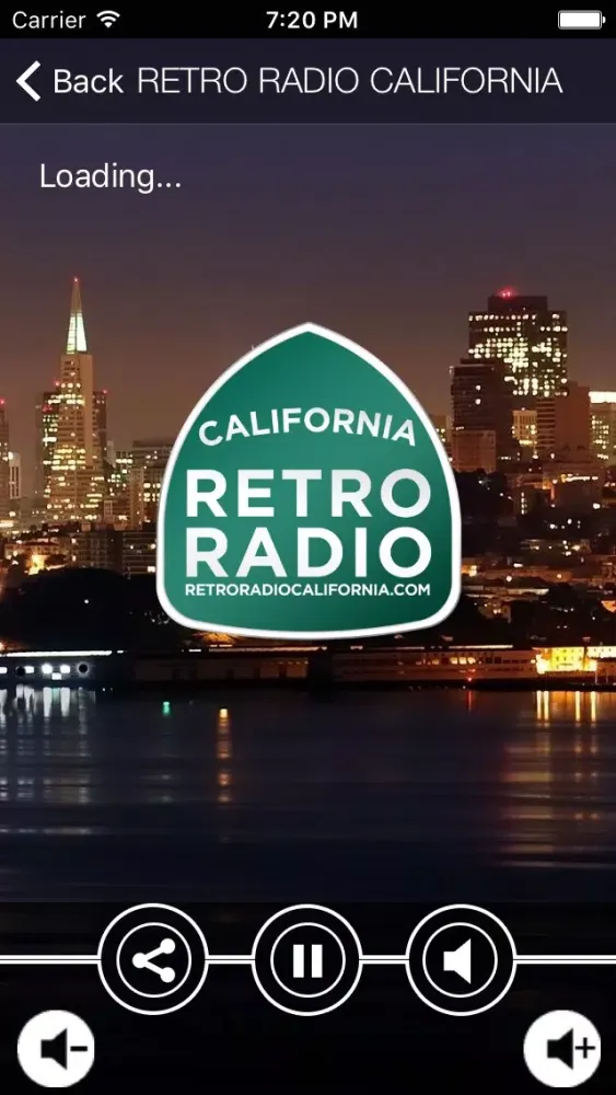 Zrzuty ekranu RETRO RADIO CALIFORNIA
