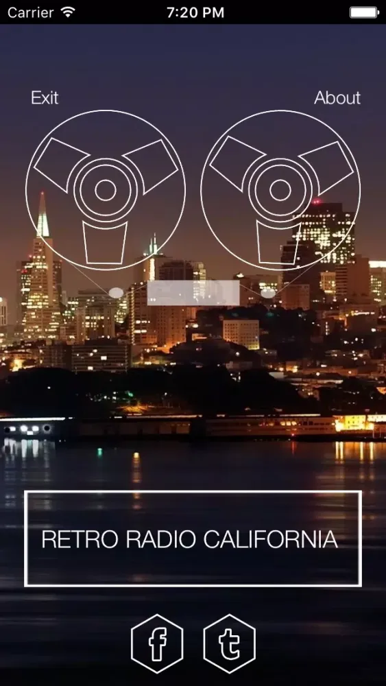 Zrzuty ekranu RETRO RADIO CALIFORNIA