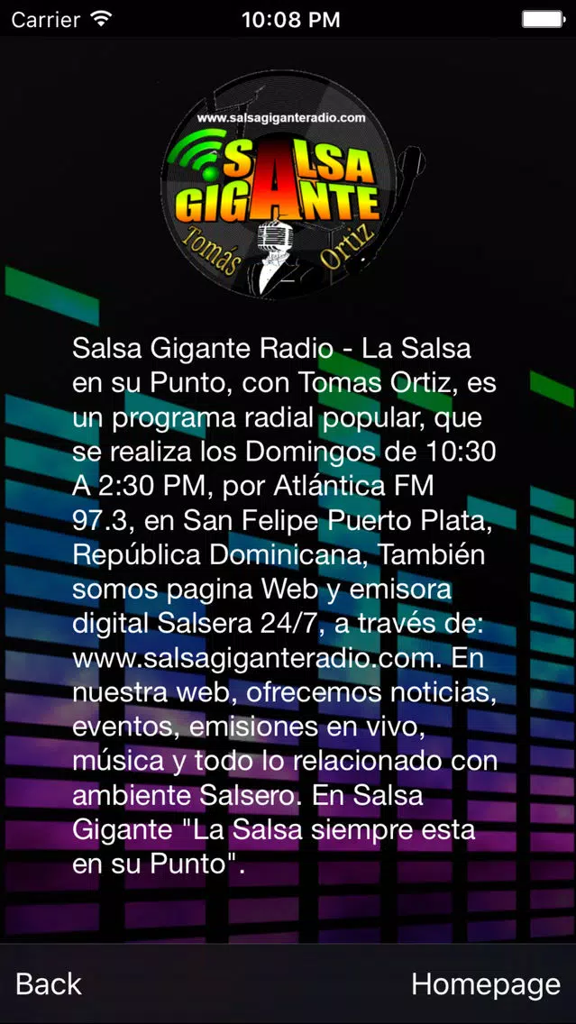 Salsa Gigante Radio應用截圖