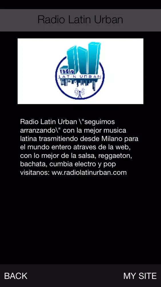 Radio Latin Urban スクリーンショット