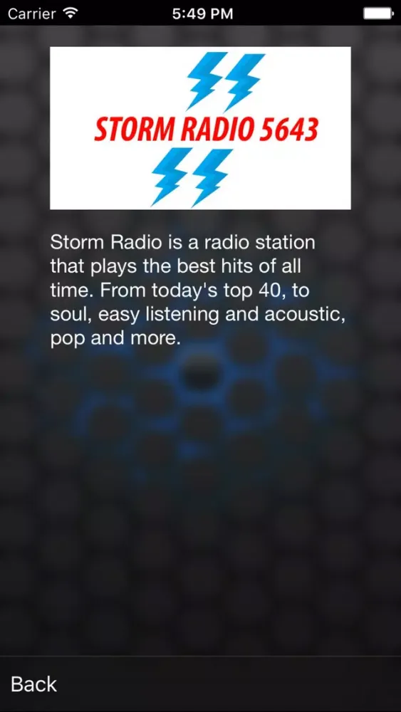 Storm Radio 5643 スクリーンショット