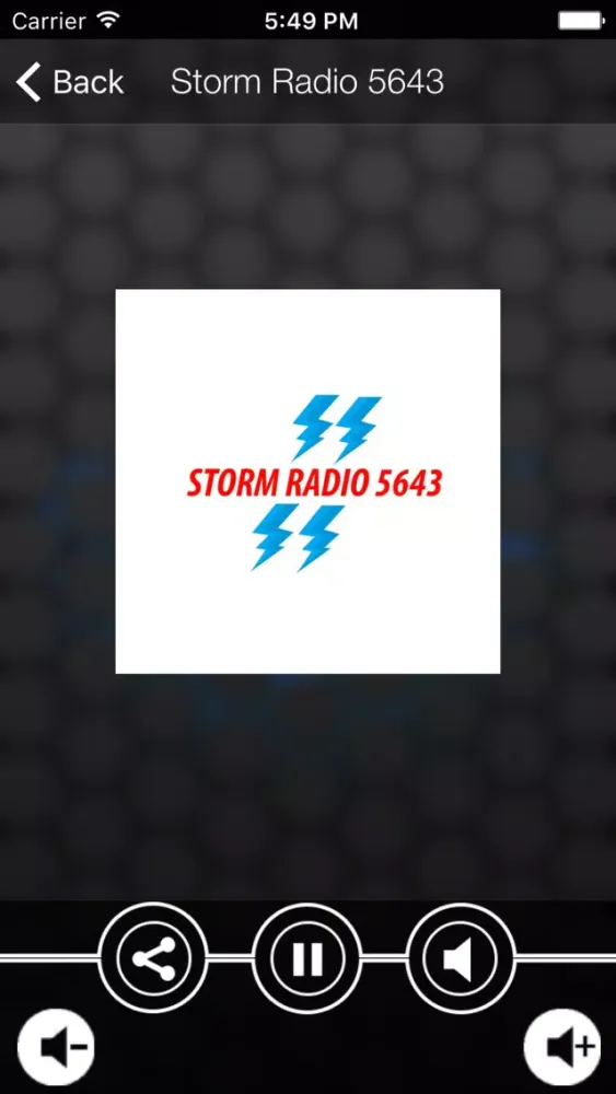Storm Radio 5643 スクリーンショット