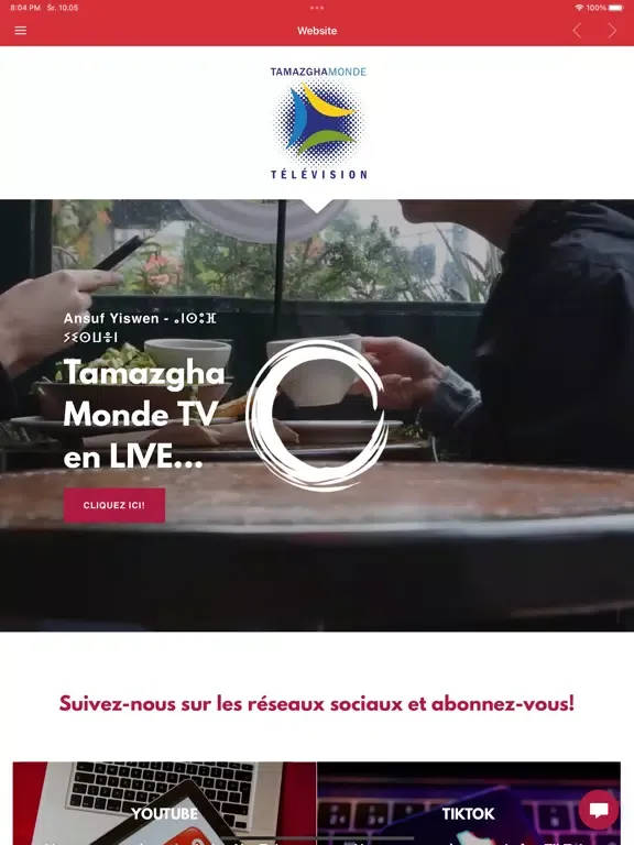 Tamazgha Monde TV iPad  Screenshots