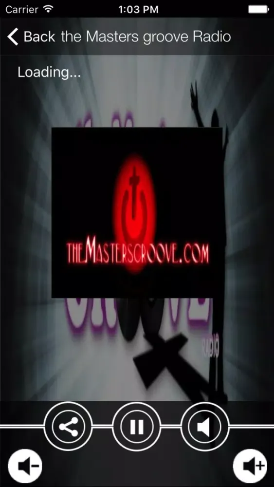 the Masters groove Radio 스크린샷
