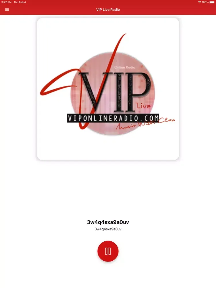 VIP Radio iPad 应用截图
