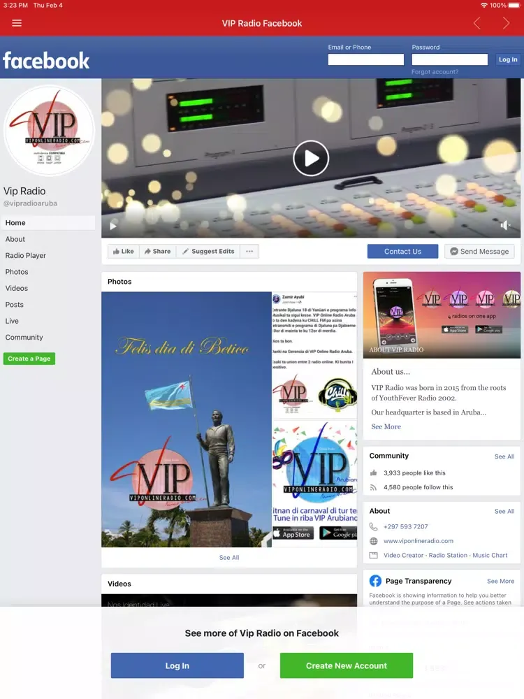 VIP Radio iPad 应用截图