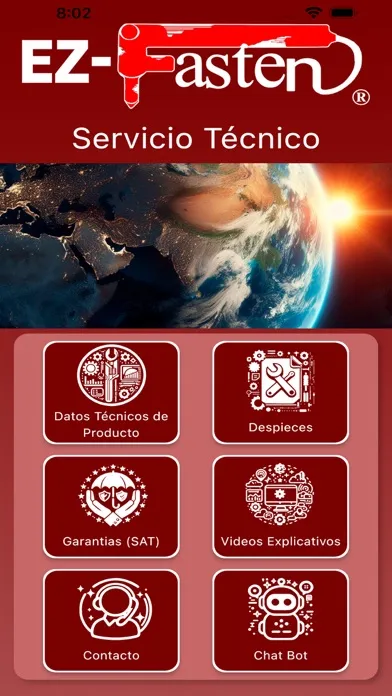 Screenshot di EZ-Fasten Support