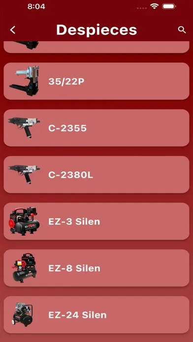 Screenshot di EZ-Fasten Support