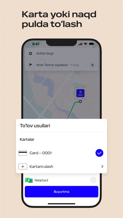 Capturas de pantalla de Fasten: Safarlar va yetkazish