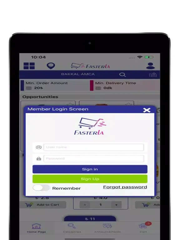 Vega Fasterla iPad  Screenshots