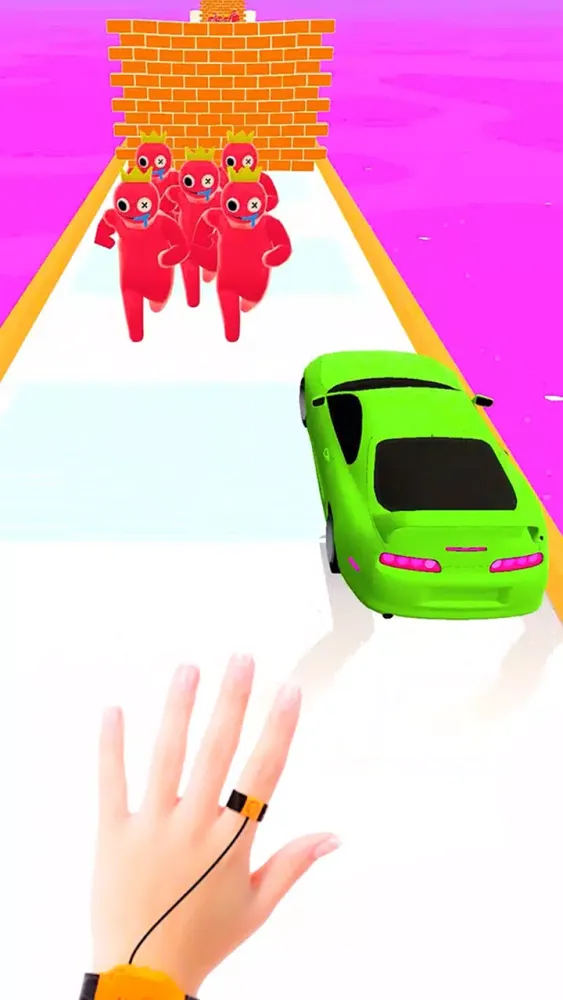 Hand Control Car Racing स्क्रीनशॉट