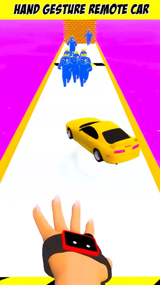 Hand Control Car Racing स्क्रीनशॉट