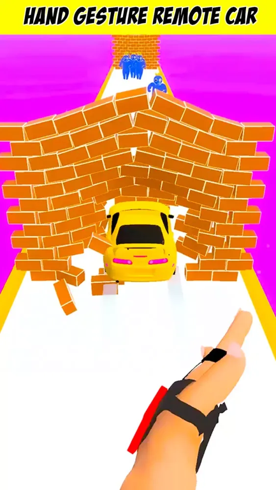 Hand Control Car Racing स्क्रीनशॉट