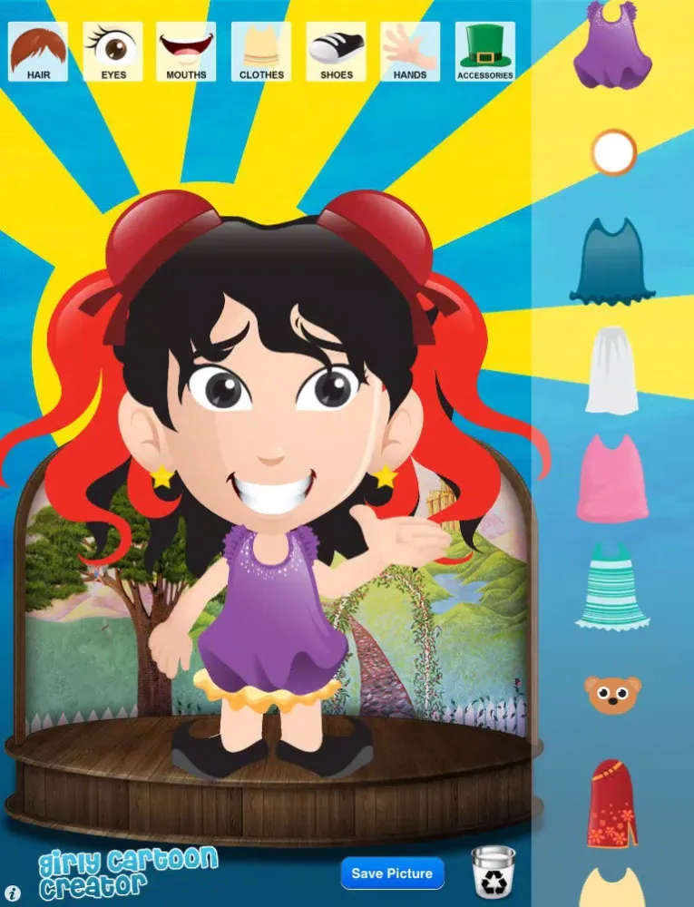 ภาพหน้าจอของ Dress Up Doll - Fashion Game for Girls iPad 