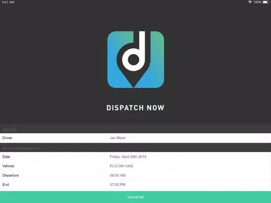 Dispatch Now iPad  スクリーンショット