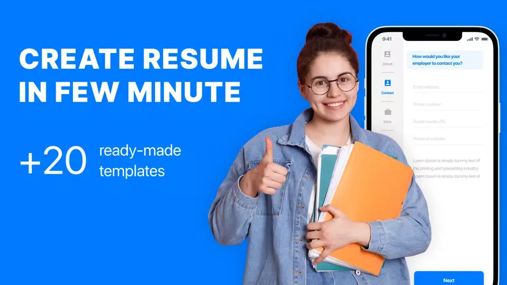 Zrzuty ekranu Resume Builder Jobs