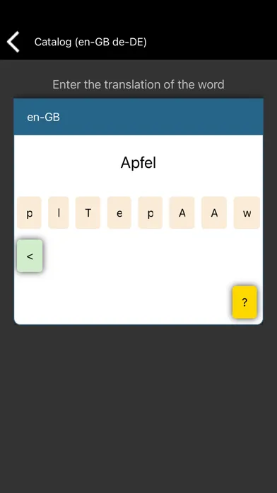 Tangkapan layar Learn words by smart cards