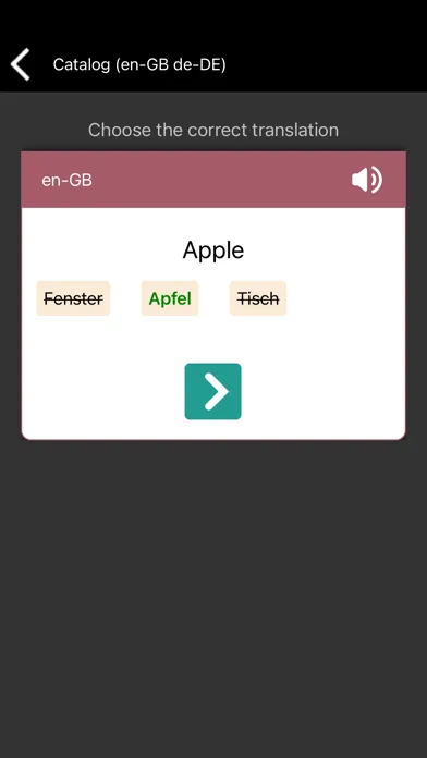 Tangkapan layar Learn words by smart cards