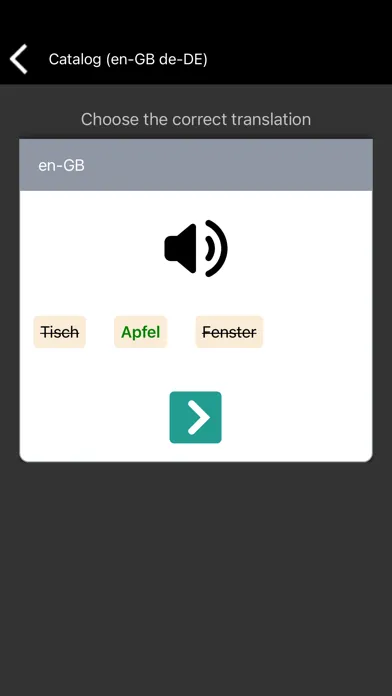Tangkapan layar Learn words by smart cards