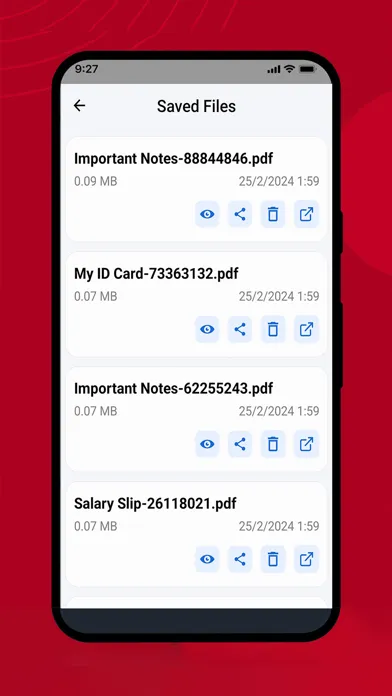 Ảnh chụp màn hình của FastScan: Image to PDF Maker
