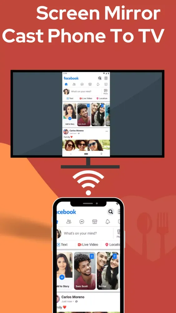 صور Fast Cast to TV: Screen Mirror