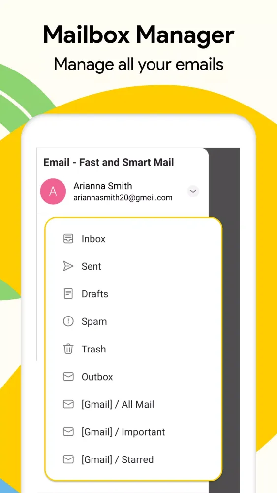 Email - Fast and Smart Mail سکرین شاٹس