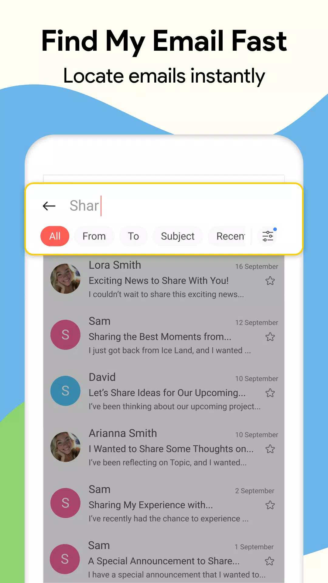 Email - Fast and Smart Mail Screenshots
