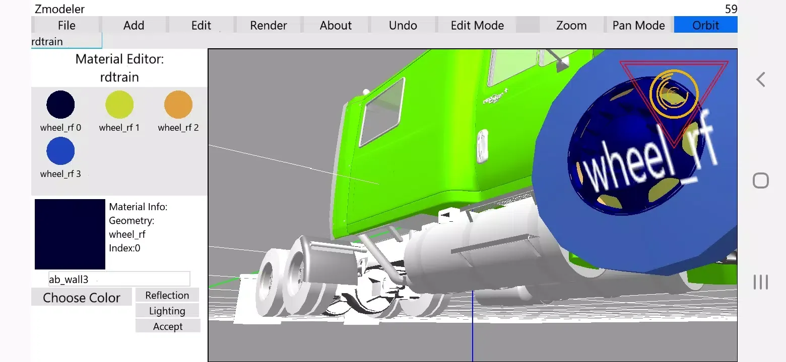 Скриншоты ZModeler for Android