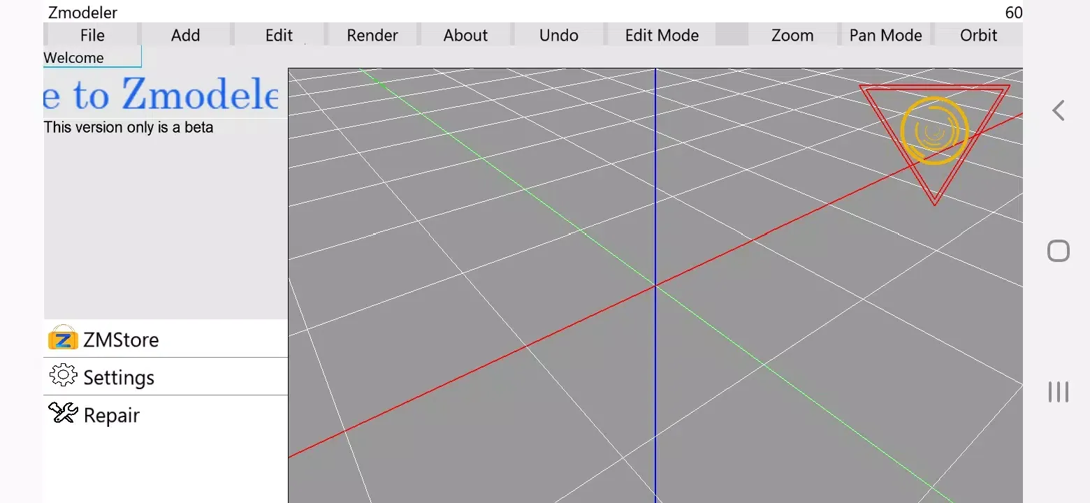 Скриншоты ZModeler for Android