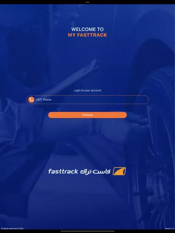 Tangkapan layar My Fasttrack Emarat iPad 