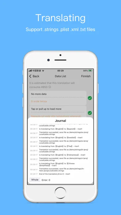 Tangkapan skrin Code translate- translator app