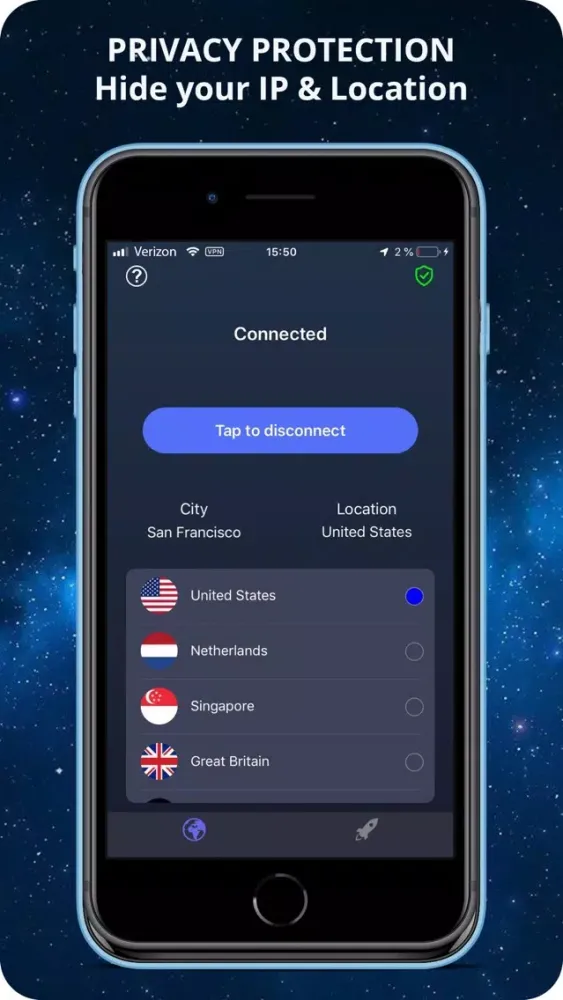 Скриншоты FastVPN: Best WiFi security