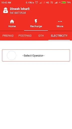 Captures d'écran de Fastway recharge