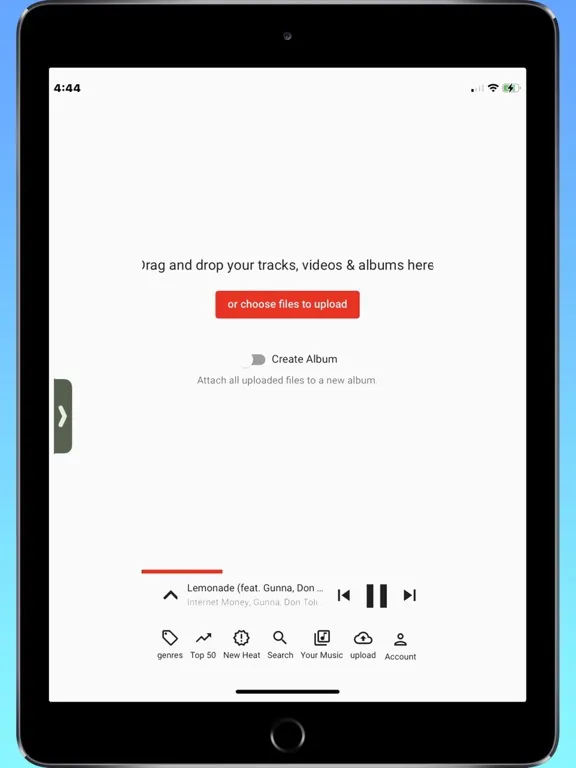 Play Hot Music iPad  Screenshots