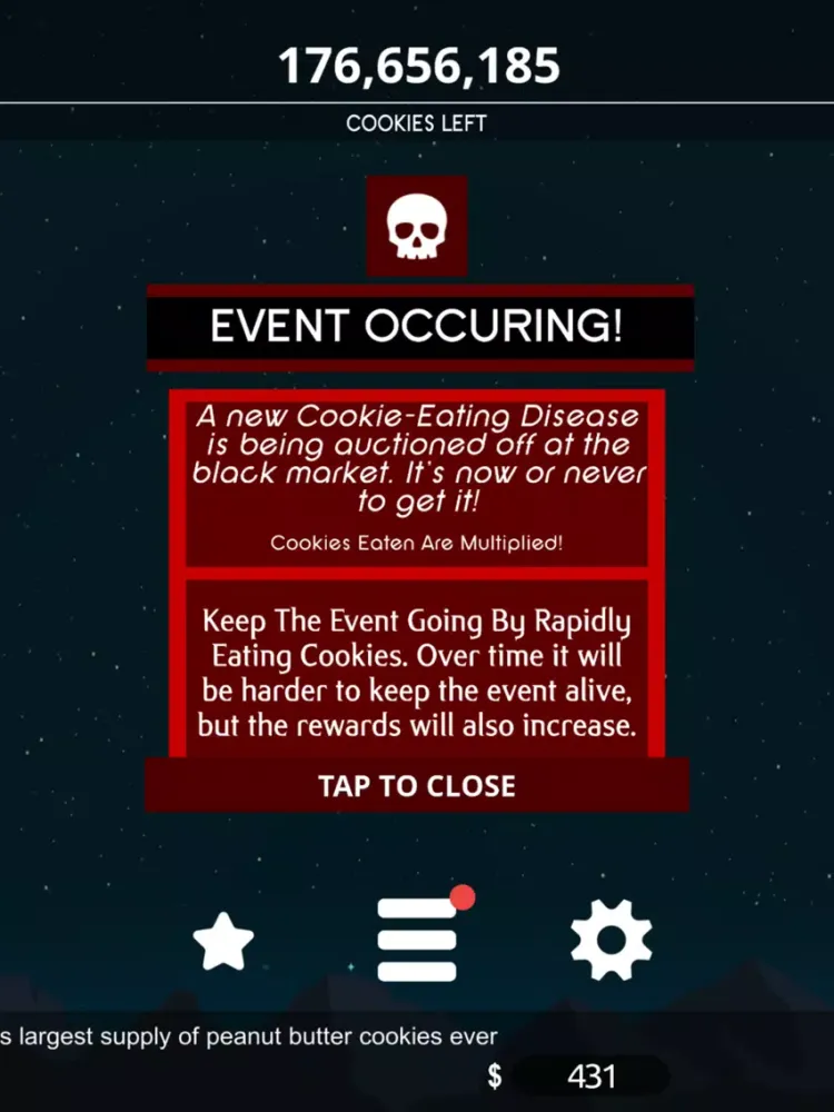 Tangkapan layar Cookie Cruncher! iPad 