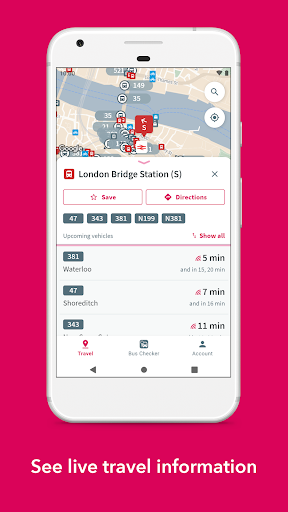 London Bus Checker Screenshots