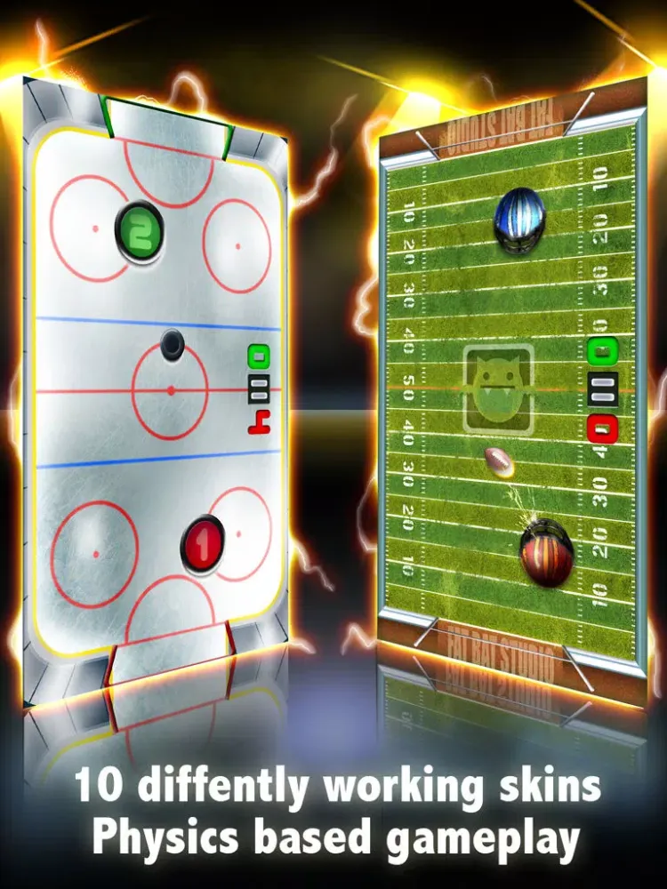 Tangkapan layar Air Hockey Championship iPad 