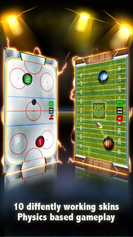 Tangkapan layar Air Hockey Championship