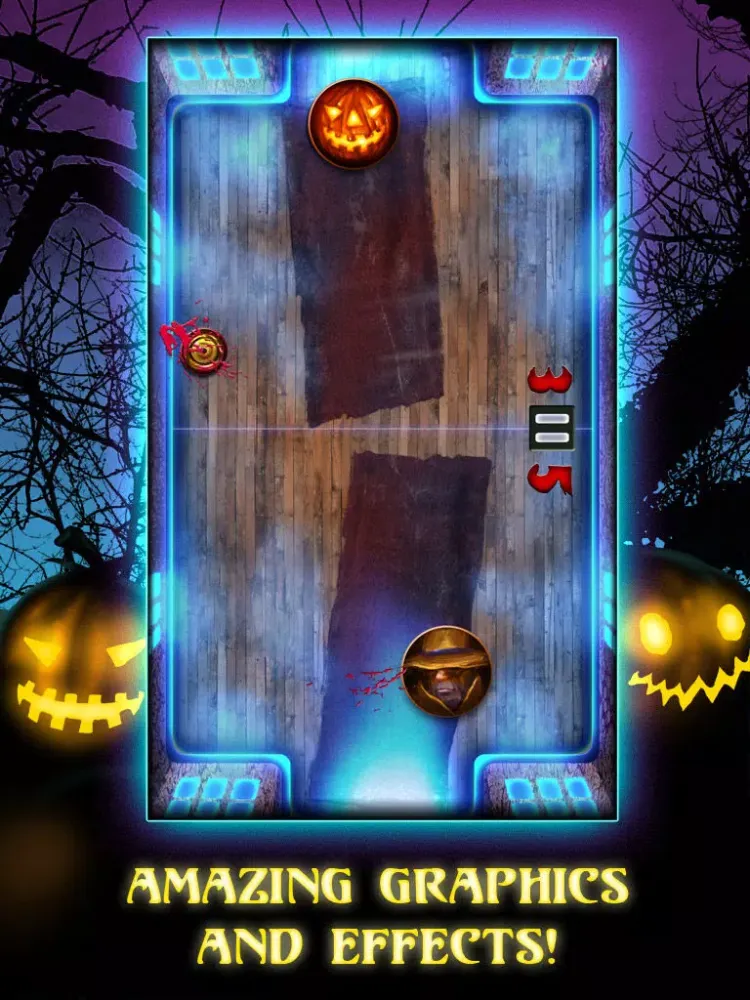 Air Hockey Halloween iPad  Screenshots