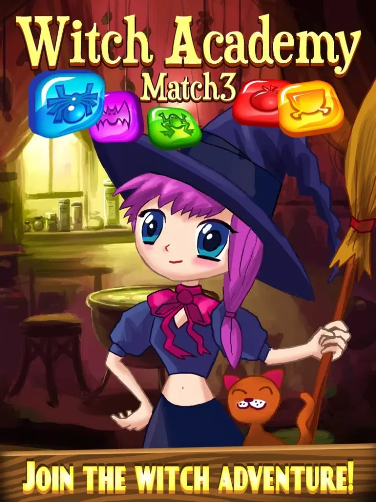Capturas de pantalla de Witch Academy: Match 3 iPad 