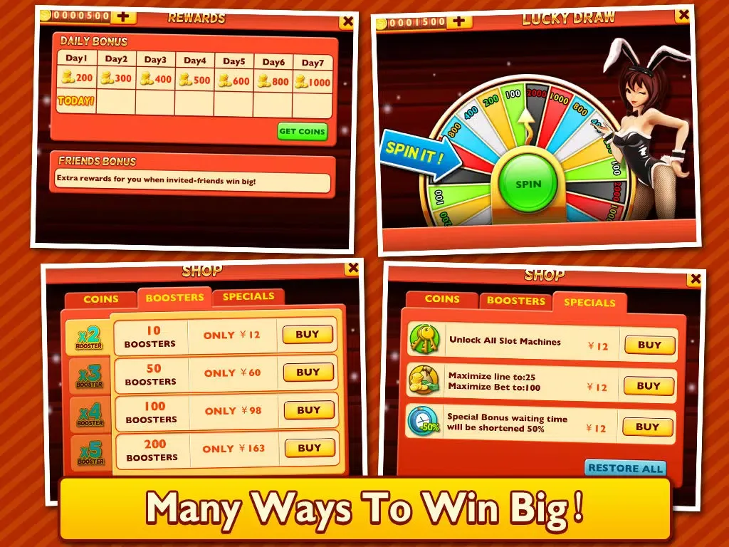 Casino - Slots iPad  स्क्रीनशॉट