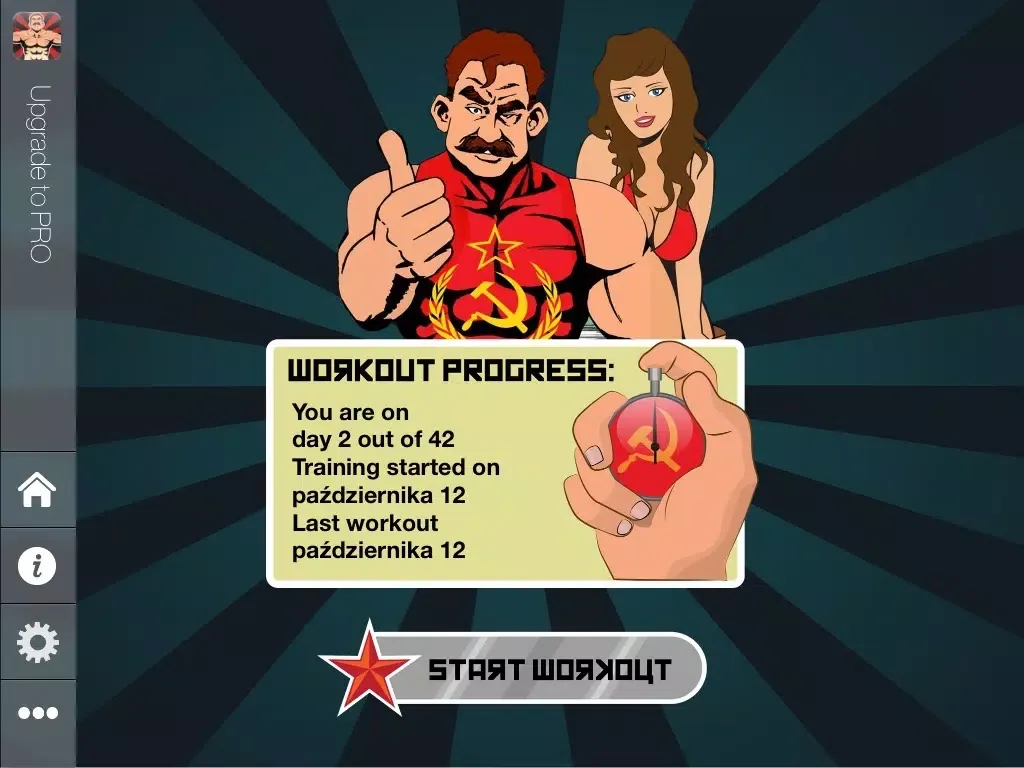 Ab Workout Trainer - Steel ABS A6W - Aerobic 6 pack Workout iPad 应用截图