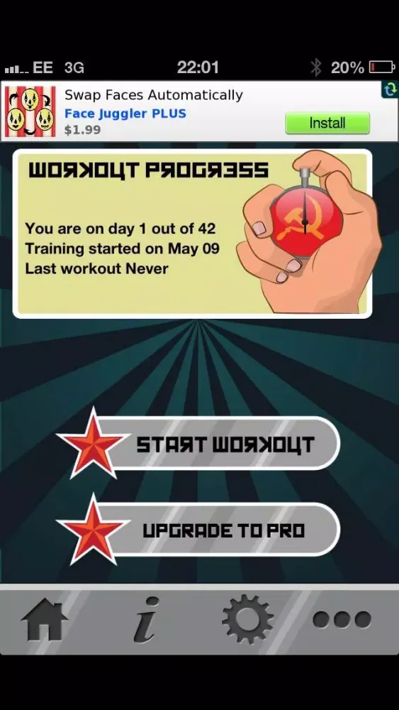 Ab Workout Trainer - Steel ABS A6W - Aerobic 6 pack Workout应用截图