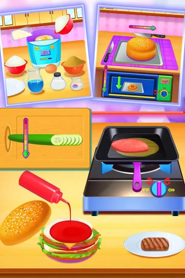 Cooking Foods In The Kitchen Screenshots