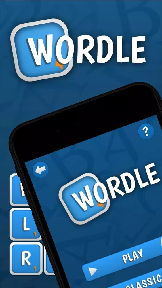 Capturas de tela do Wordle