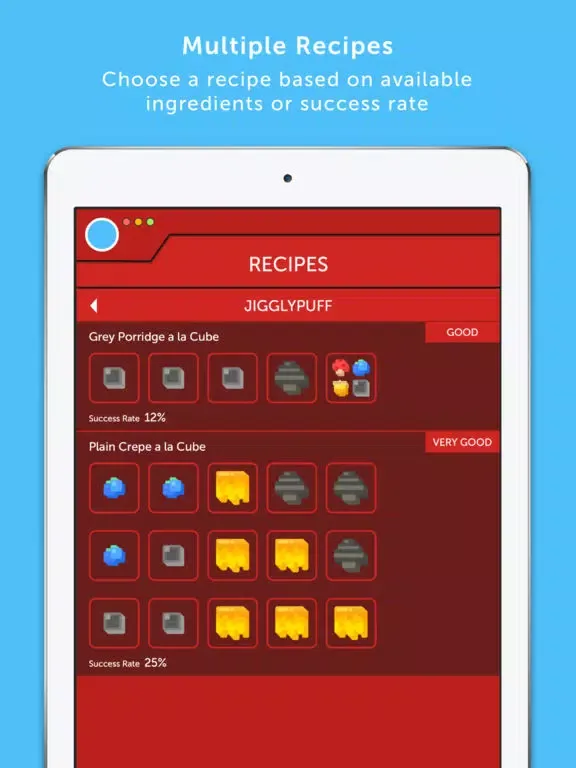 Tangkapan layar Quest Cooking Companion iPad 