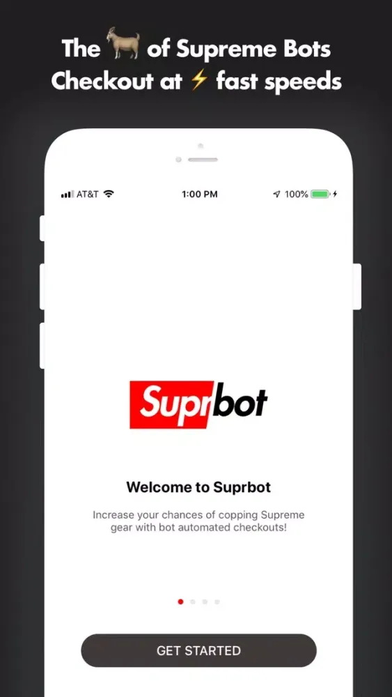 Zrzuty ekranu Suprbot - Supreme Bot