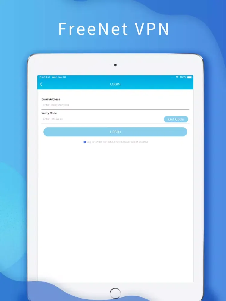 FreeNet VPN iPad  Screenshots
