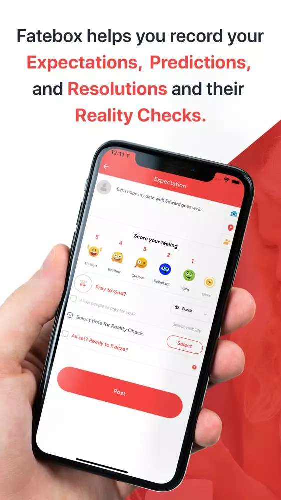 Capturas de tela do Fatebox - A Thinker's app